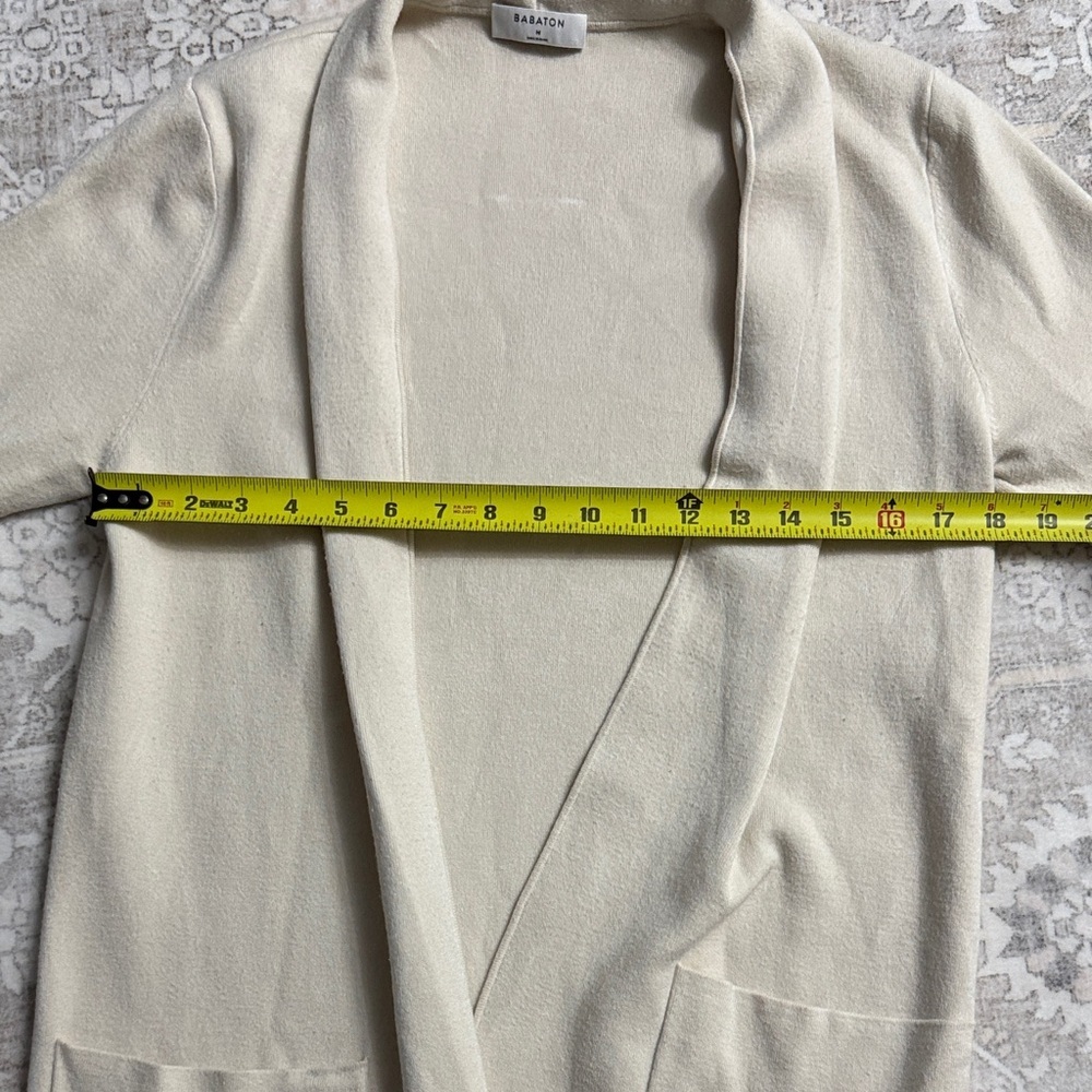 Babaton Long Cardigan with Pockets Women’s Size M - Picture 4 of 6